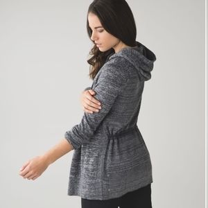 Lululemon Peace Of Mind Wrap Heathered Dark Slate / Silver Spoon